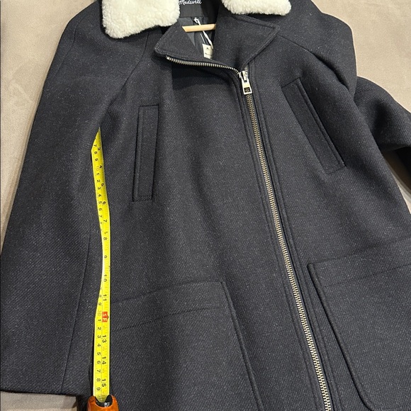 NWT Madewell Eldridge Zip Coat in Insuluxe Fabric - XXS - Picture 8 of 8